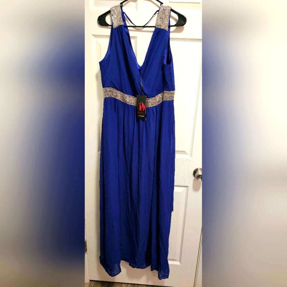 Blue formal dress